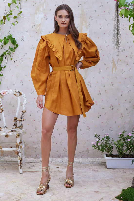 ZURI MINI DRESS TURMERIC