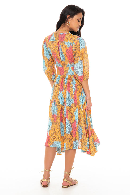 ABELLE DRESS 2 SEASONS TANGERINE