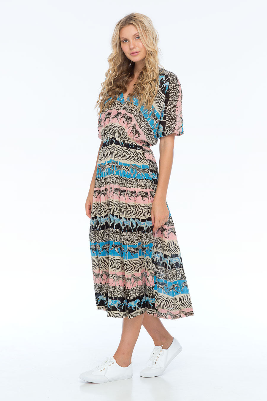 NINA CARCIA AFRICA MIDI DRESS